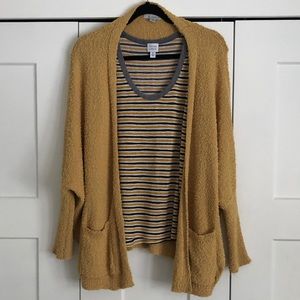Allison Joy (Evereve) Nubby Cocoon Cardigan